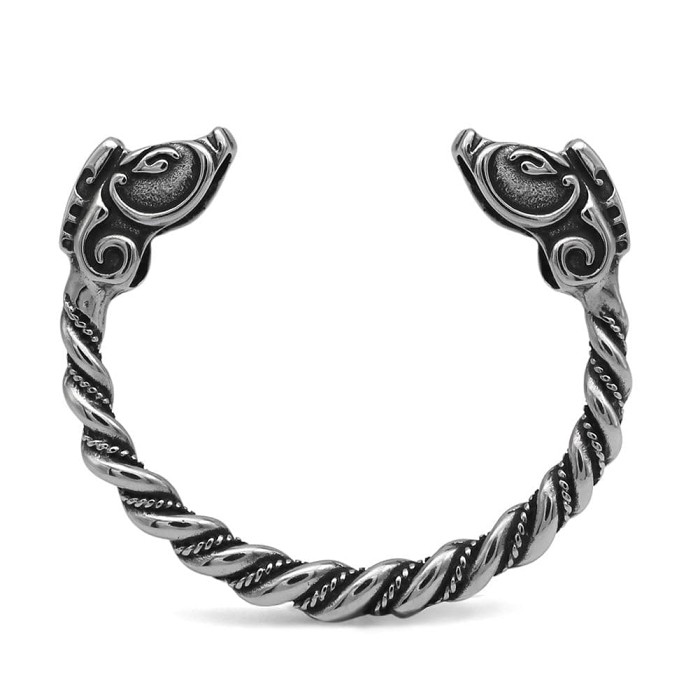 Vikings Dragons & Serpents Stainless Steel Bracelet