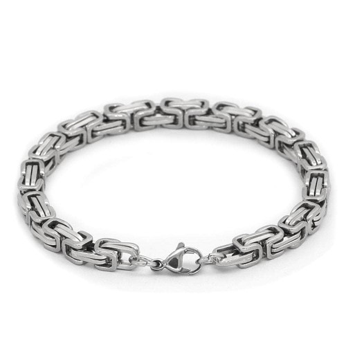 Vikings Stainless Steel Snake Chain Bracelet