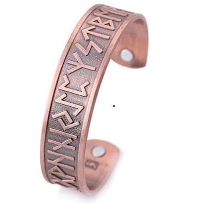 Viking Nordic Runic Stainless Steel Cuff Bracelet