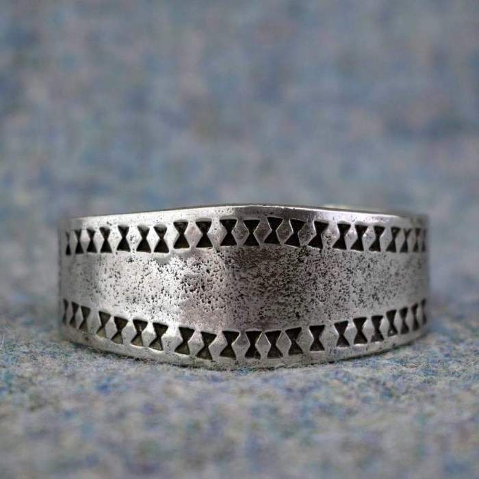 Viking Small Cuff Pewter Bracelet
