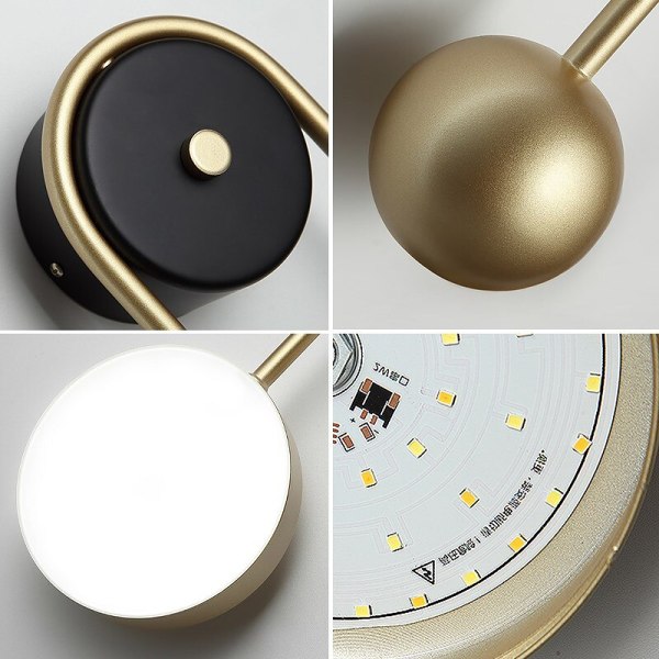 Libra Gold Wall Lamp