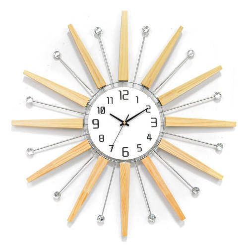 Nordic Cedar Wall Clock