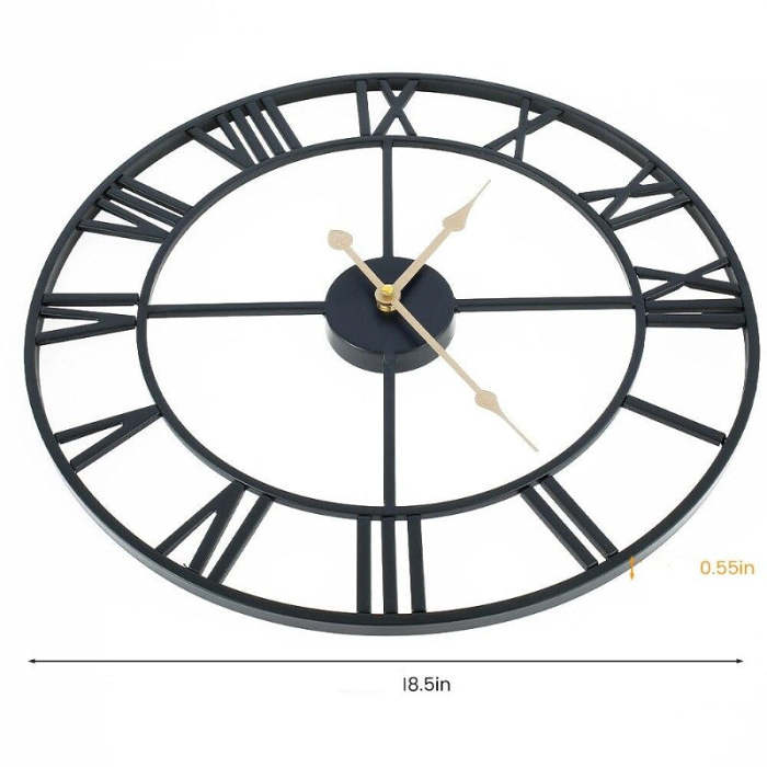 Retro Metal Clock