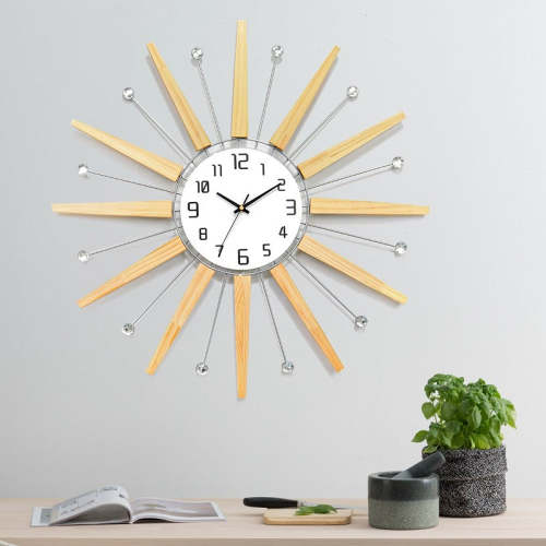 Nordic Cedar Wall Clock