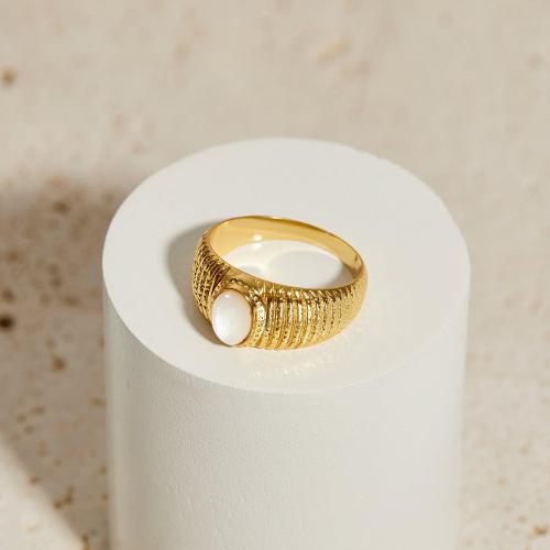 Boho Pearl Ring, Chunky Ring, Minimalist Ring For Women