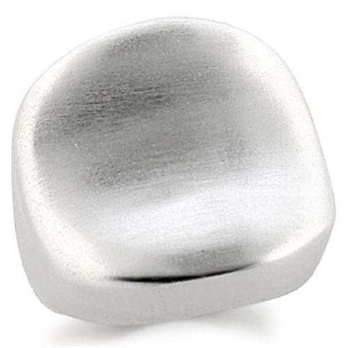 9W178 - Rhodium Brass Ring with No Stone