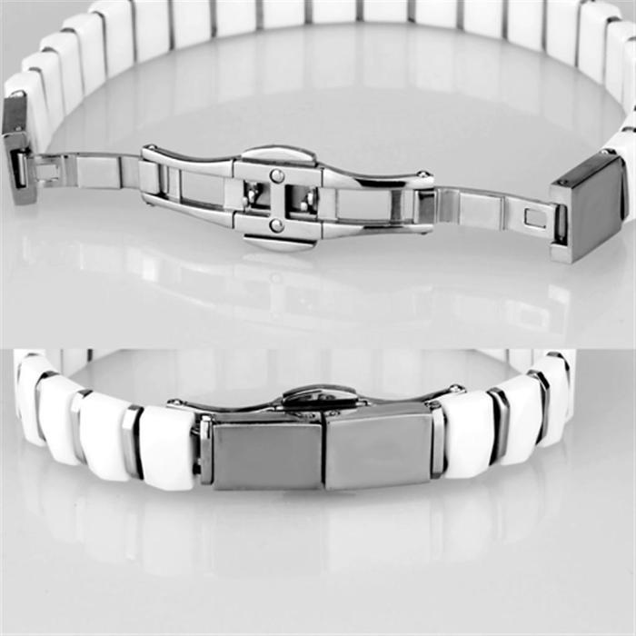 3W991 - High polished (no plating) Stainless Steel Bracelet with