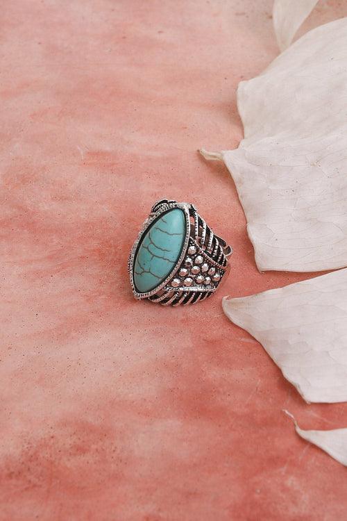 Classic Marquise Turquoise Ring