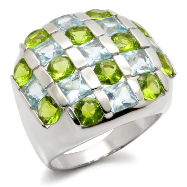 30825 High-Polished 925 Sterling Silver Ring with