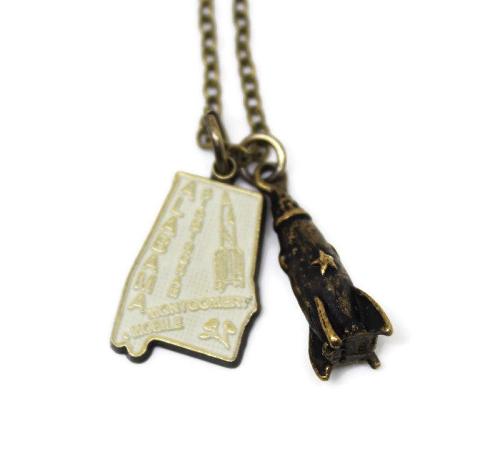 Alabama State 2 Charm Bracelet or Necklace