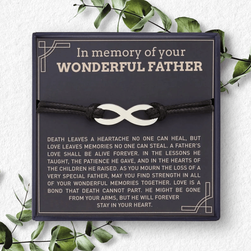 Dad Loss Gift, Loss Of Father Gift for Son, Sympathy Card Gift