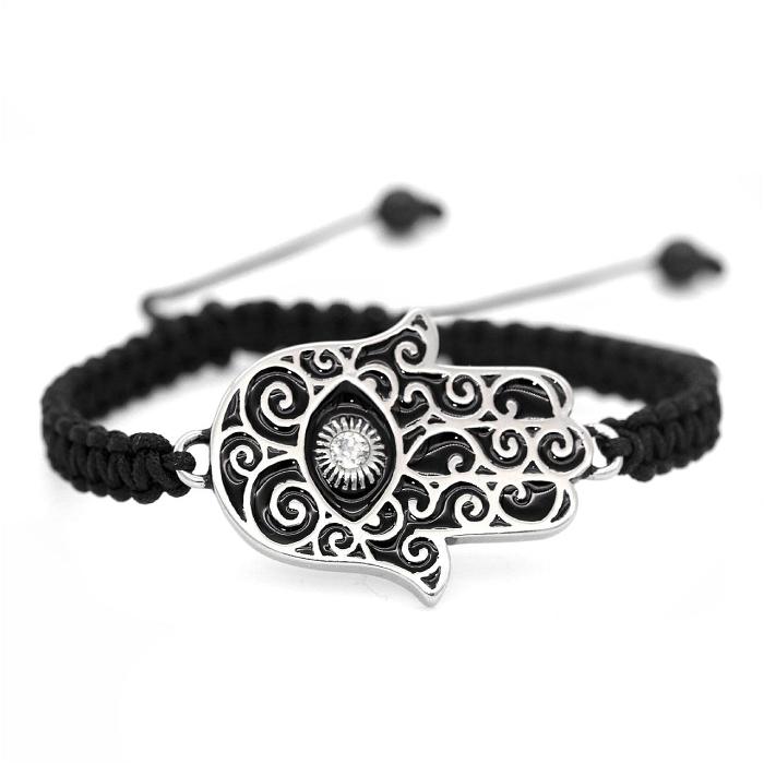 Hamsa Hand Woven Bracelet