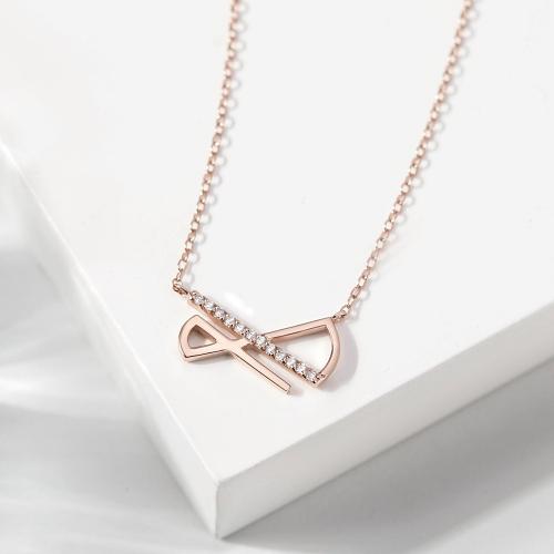 Infinite Necklace for Women, Infinity Necklace With Stone, White CZ