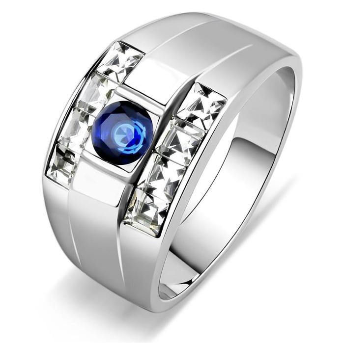 TK3463 - High polished (no plating) Stainless Steel Ring with