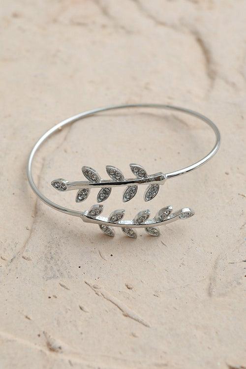 Olive Branch Minimal Bracelet