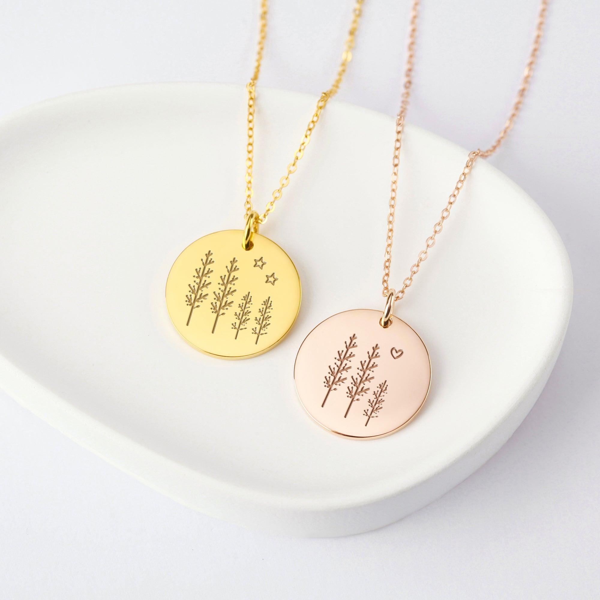 Personalized miscarriage necklace deals