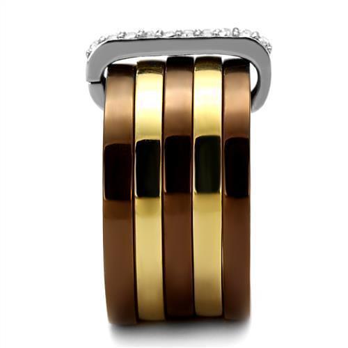 TK2601 - Three Tone (IP Gold & IP Light coffee & High Polished)