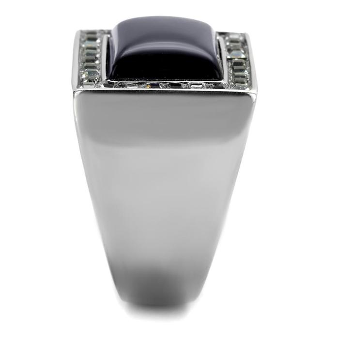 TK2065 - High polished (no plating) Stainless Steel Ring with