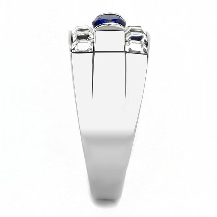 TK3463 - High polished (no plating) Stainless Steel Ring with
