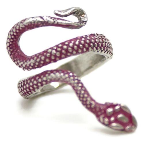 Snake Ring - Silver and Adjustable Wrap Ring