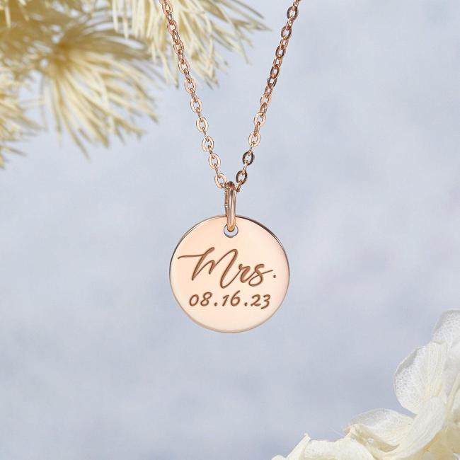 Mrs. Necklace, Gift for Bride to be, Bridal Shower Gift, Bride Jewelry