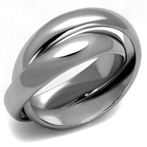 TK2498 - High polished (no plating) Stainless Steel Ring with No Stone
