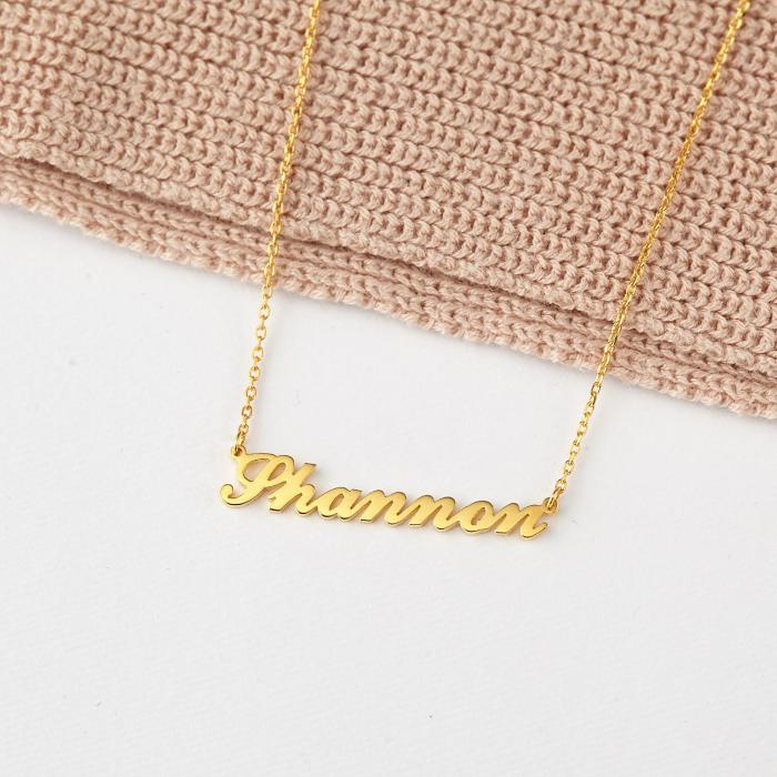 Necklace For Teen Girls, Name Necklace, High School Girl Gift