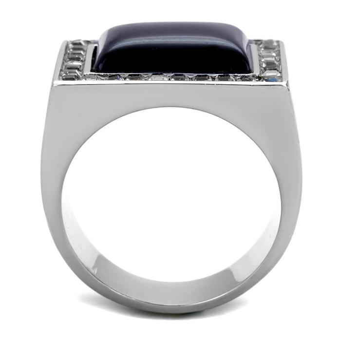 TK2065 - High polished (no plating) Stainless Steel Ring with
