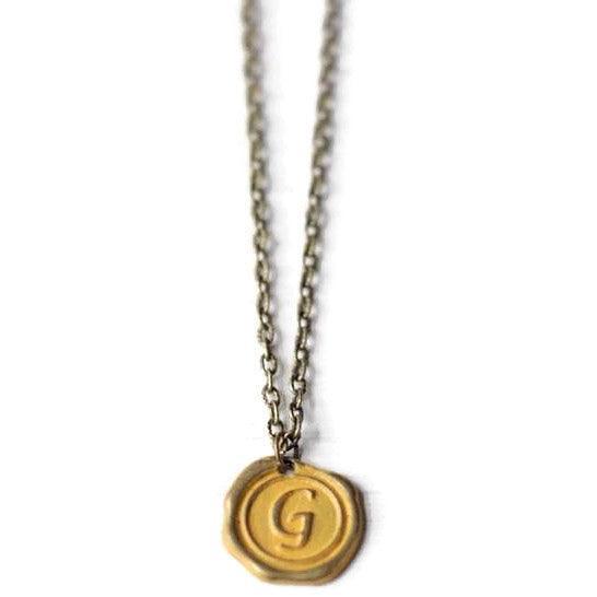 Wax Seal Initial Charm Only