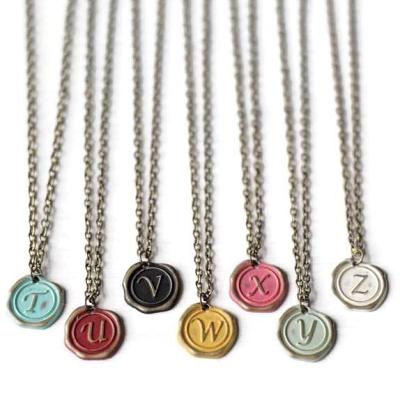 Wax Seal Initial Charm Only