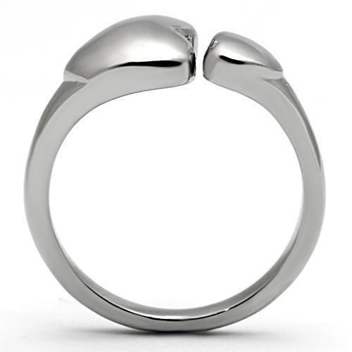 TK1000 - High polished (no plating) Stainless Steel Ring with No Stone