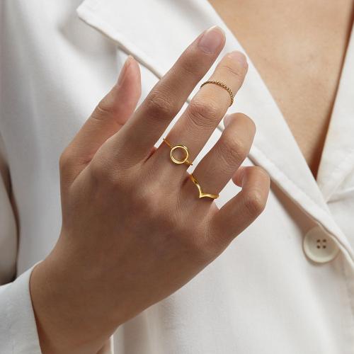 V Minimalist Ring Tiny Stackable Ring