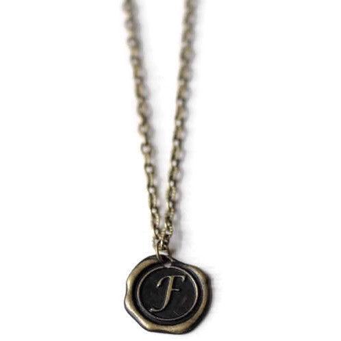 Wax Seal Initial Charm Only