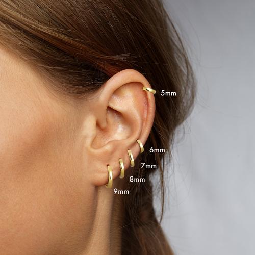 Tiny Huggie Hoop Earrings Minimalist Jewelry