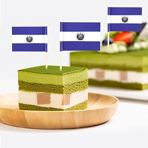 Australia Flag Australian Small Toothpick Mini Cupcake Flags Decorations (100 pcs)