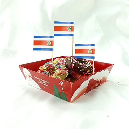 Australia Flag Australian Small Toothpick Mini Cupcake Flags Decorations (100 pcs)