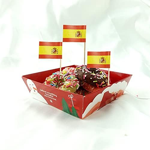 Australia Flag Australian Small Toothpick Mini Cupcake Flags Decorations (100 pcs)