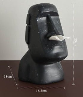 Moai Stone Tissue Box