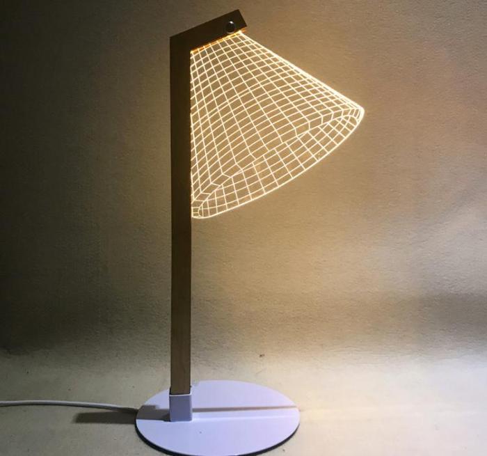 Creative Vector Skeleton Lamp