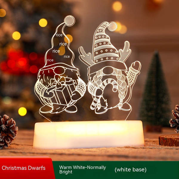 3D Delightful LED Christmas Lamp