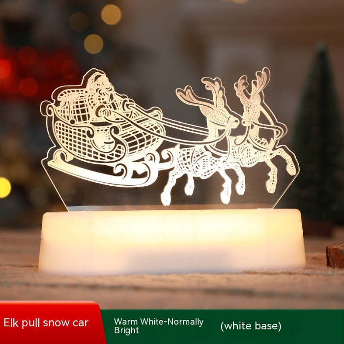 3D Delightful LED Christmas Lamp