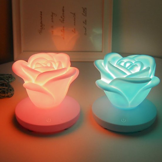 Romantic Rose Night Light Lamp
