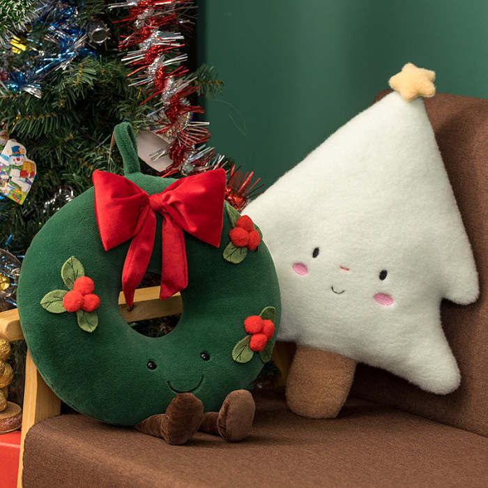 White Christmas Tree Huggable Plushie
