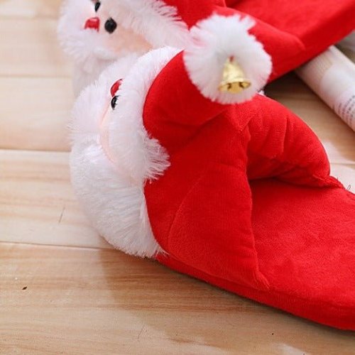 Santa Claus Cotton Shoes Slippers for Christmas and Winter