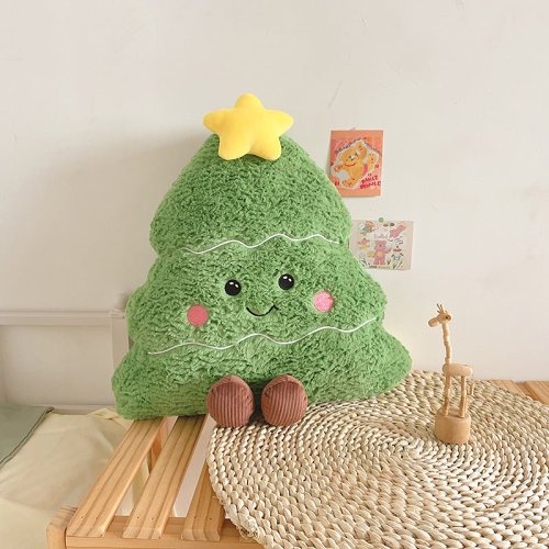 Cute Christmas Tree Doll Plush Toy Cushion