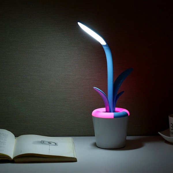Plant Shaped Night Light Table Lamp