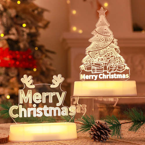 3D Delightful LED Christmas Lamp