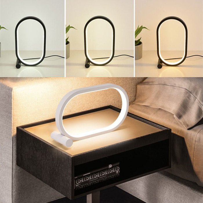 Oval Acrylic Lamp with Touch Control