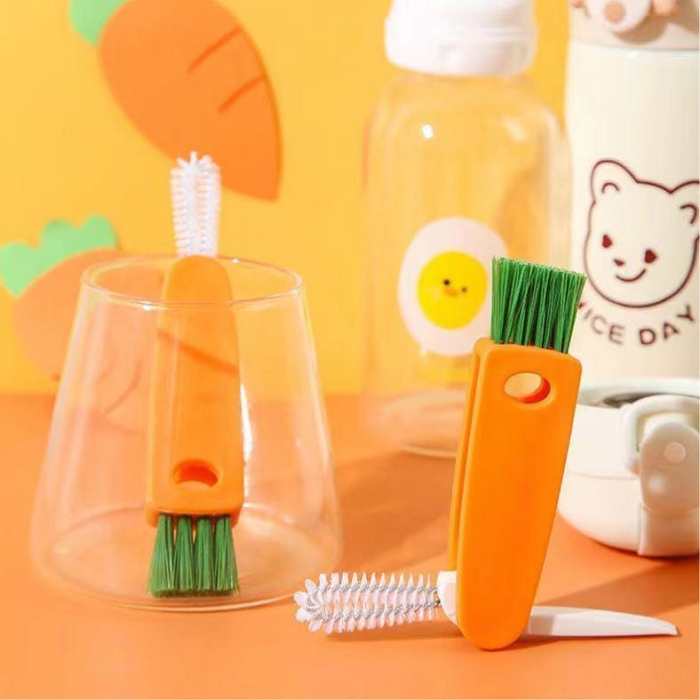 Carrot Cup Lid Cleaning Brush