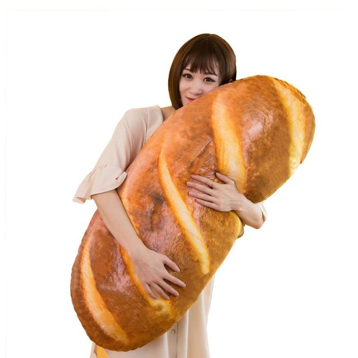 Huggable Bread Pillow Cushion